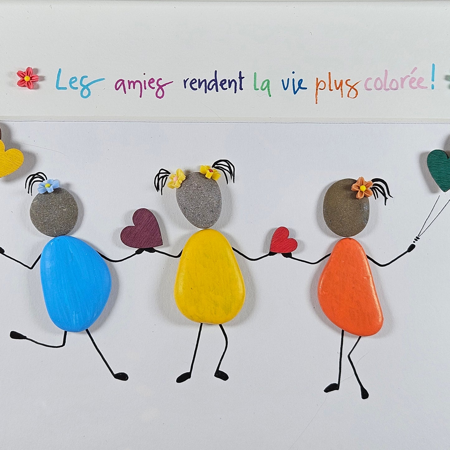 Les amies rendent la vie plus colorée !