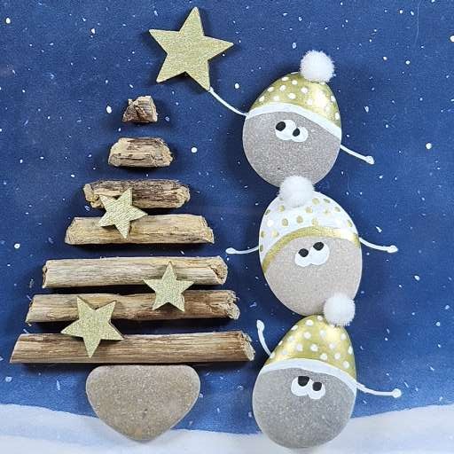 🎄 L’étoile des galets