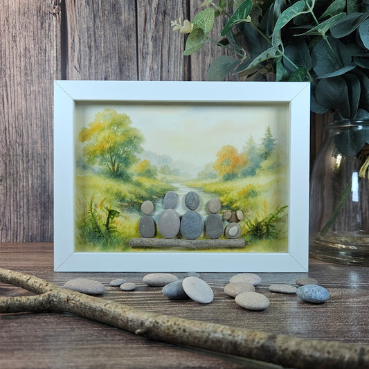 Famille au fil de la rivière
