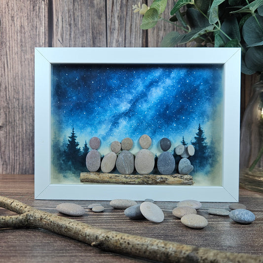 Famille sous les étoiles