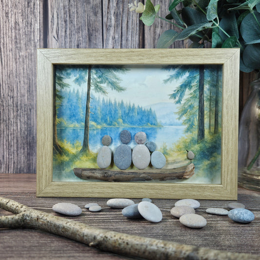 Famille au cœur des sapins