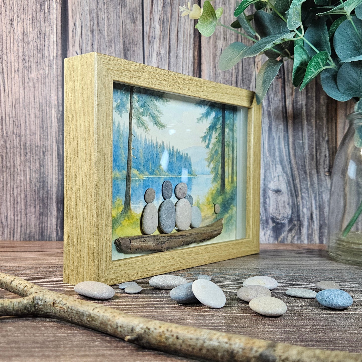Famille au cœur des sapins