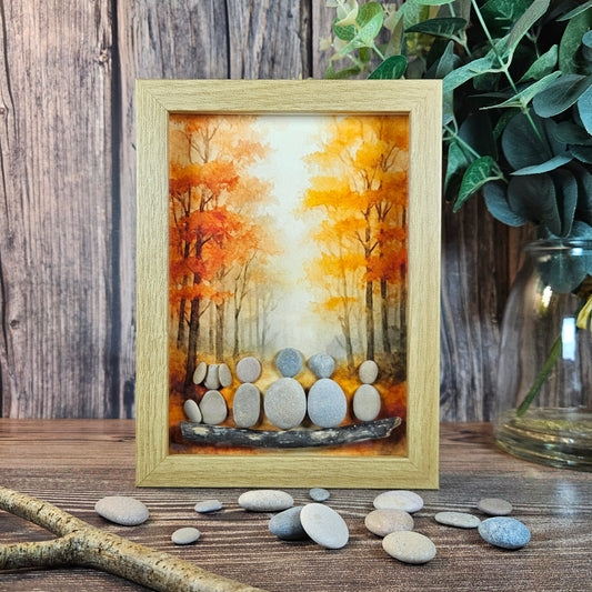 Famille aux couleurs d’automne