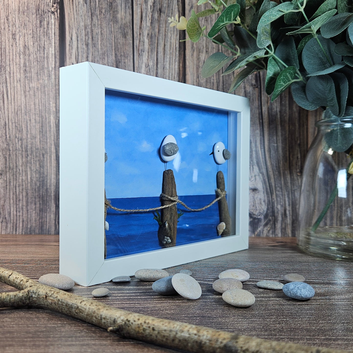 Oiseaux sur le ponton