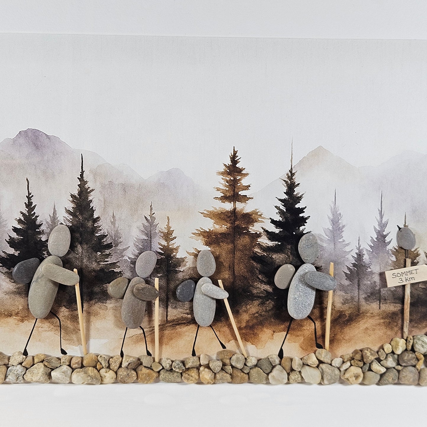 Vers le sommet- Tableau XXL