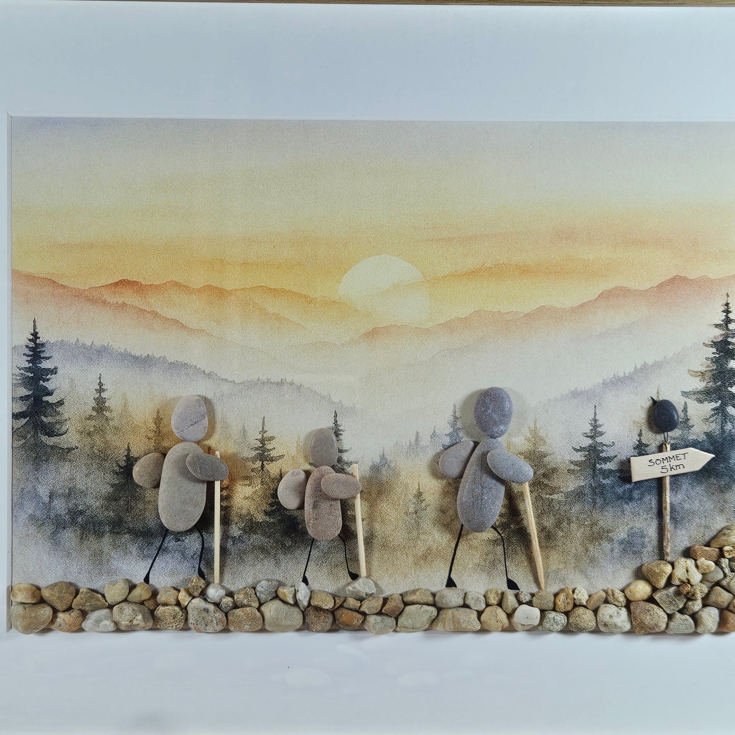 Sous le soleil doré- Tableau XXL