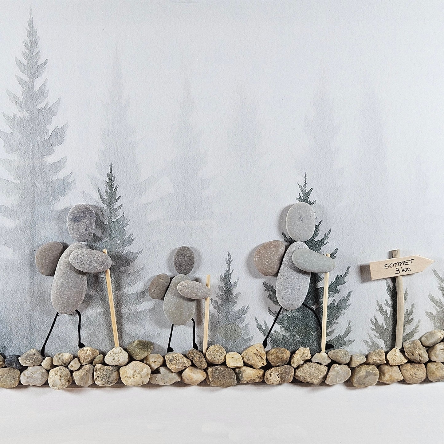Randonnée en famille- Tableau XXL