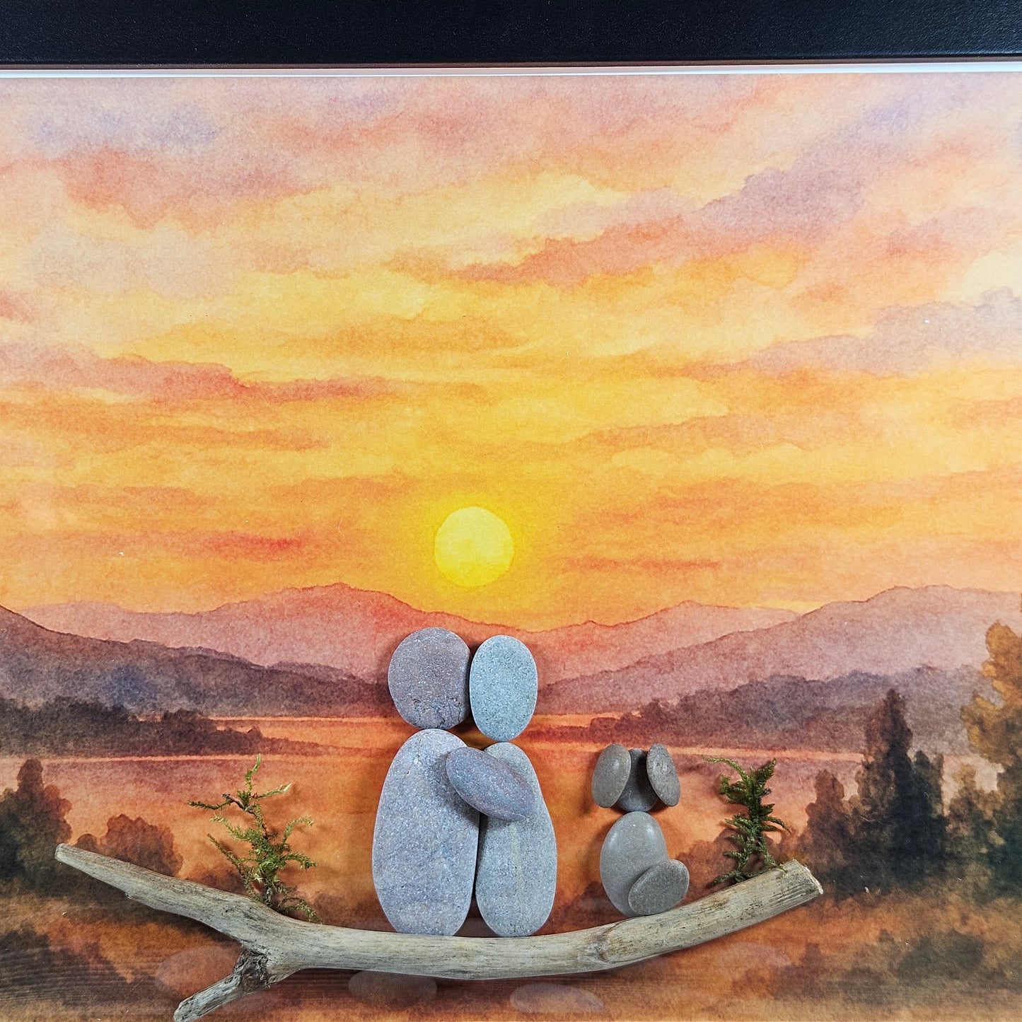 Au coucher du soleil