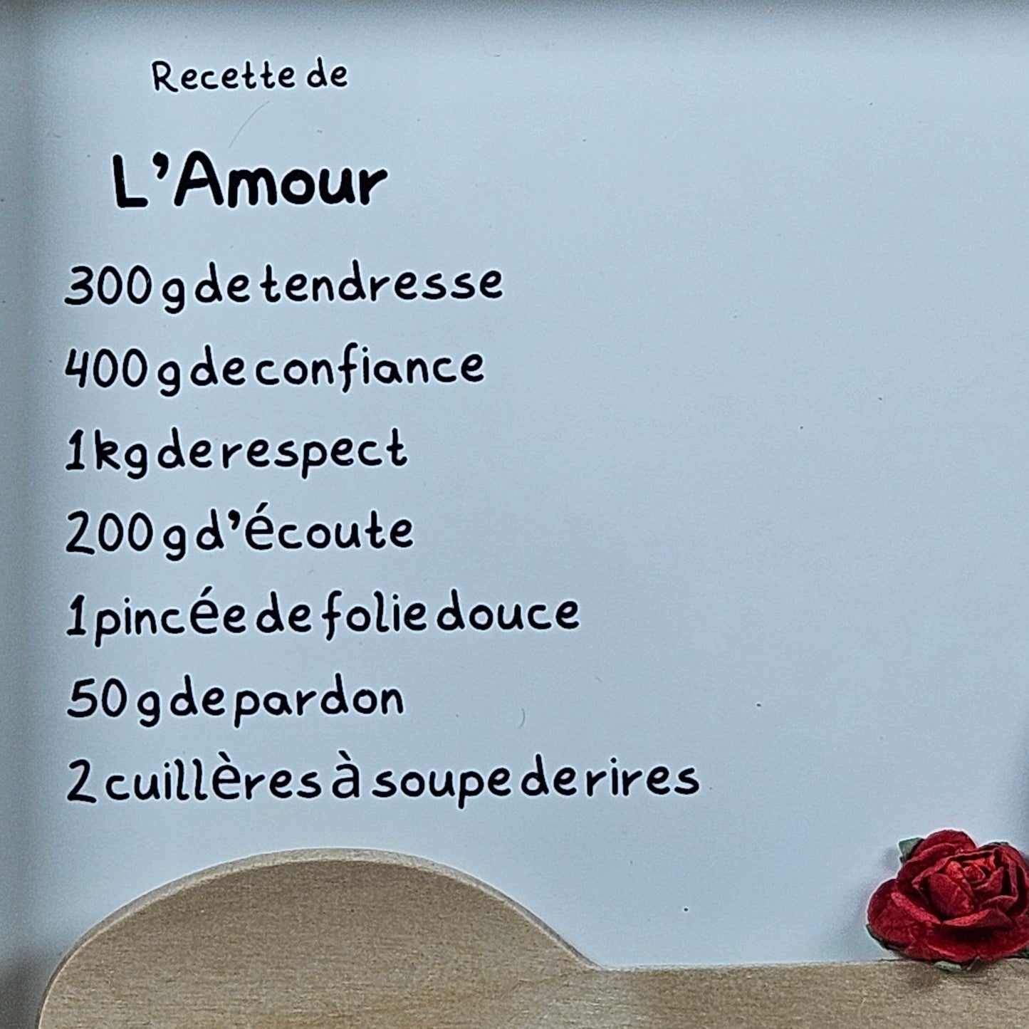 La recette de l’amour